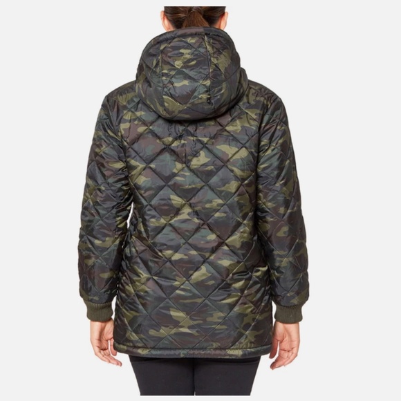 NEW Sanctuary Camo Reversible Sherpa Jacket - XS - Picture 3 of 6